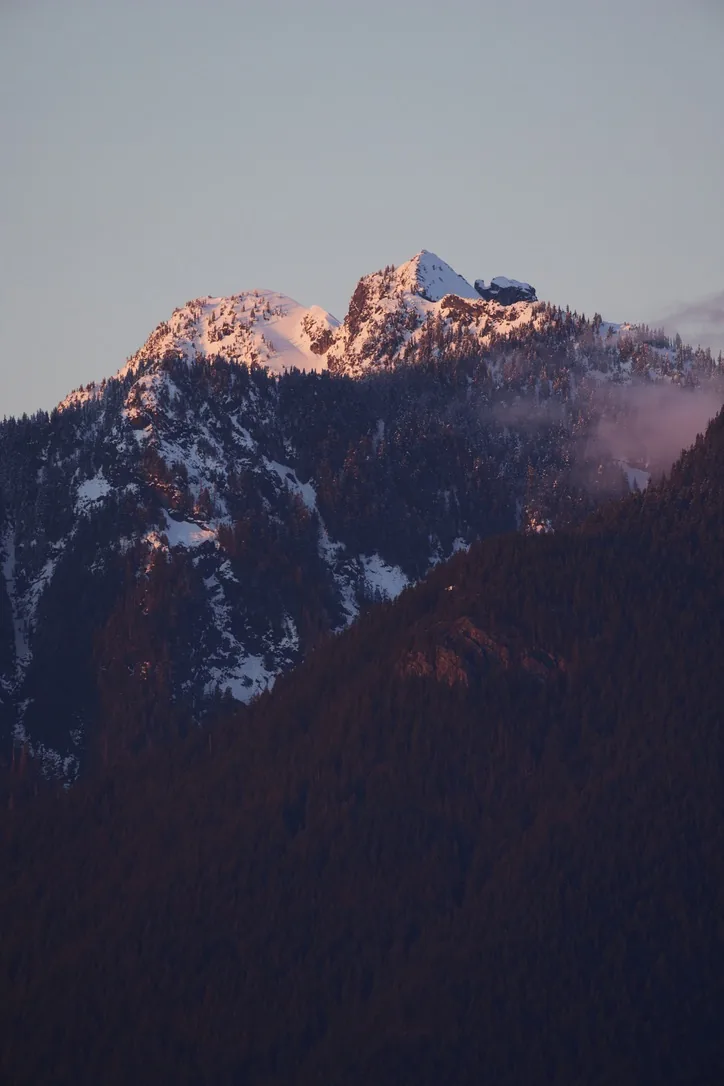 Alpenglow on a Summit