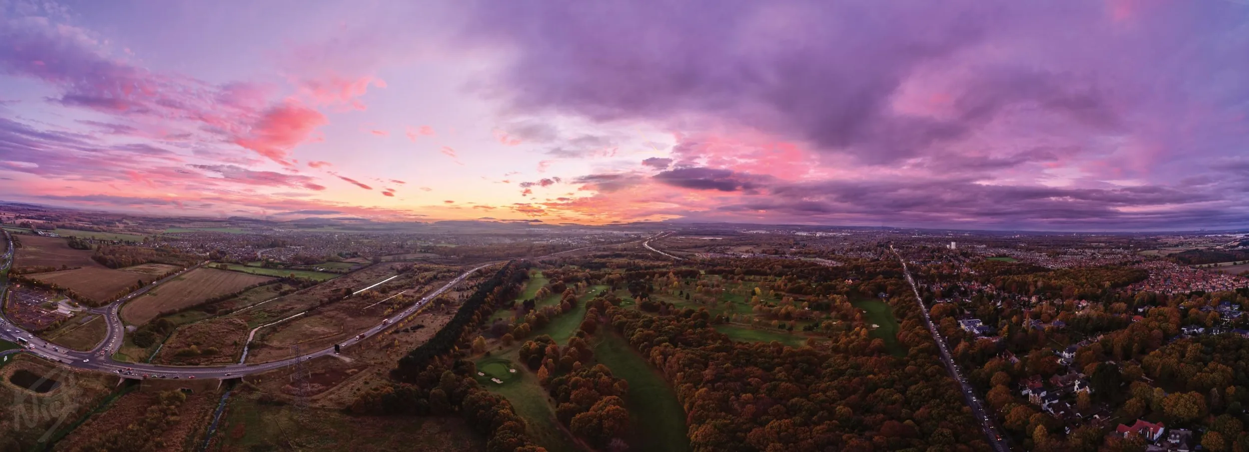 Edinburgh at Sunset