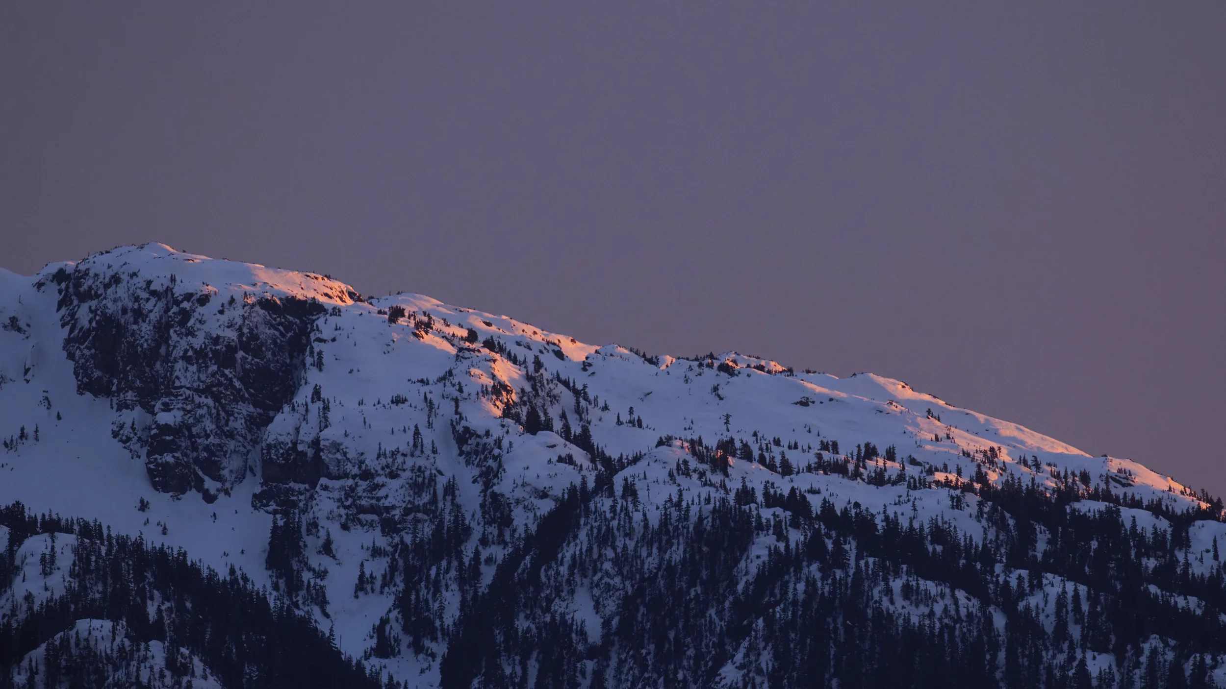 Alpenglow, Coast Mountains